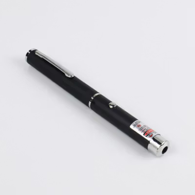 Taffware Laser Pointer Pen Presentasi High Power Baterai AAA 5mw Beam Merah - ZY0001 - Black — gambar 2