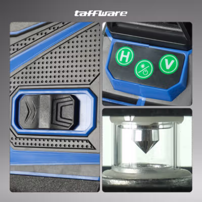 Taffware Mesin Self Leveling Laser High Precision 4D 16 Line Remote - LD-312 - Blue — gambar 2