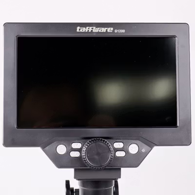 Taffware Mikroskop Digital 12MP 1200X Monitor 7 Inch with Metal Stand - G1200 - Silver — gambar 2
