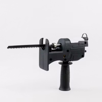 XMSJ Konektor Modifikasi Bor Listrik Jadi Mesin Gergaji Drill Adapter - E14968 - Black — gambar 2