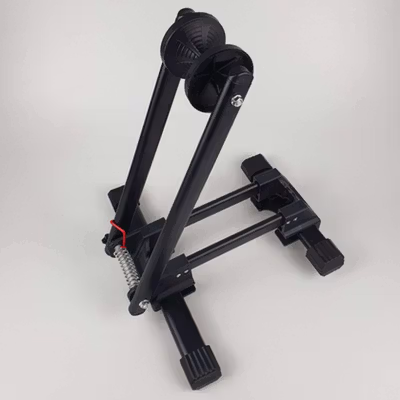 Vorcool Standar Sepeda Universal Paddock L Standing Bike Display - L150 - Black — gambar 2
