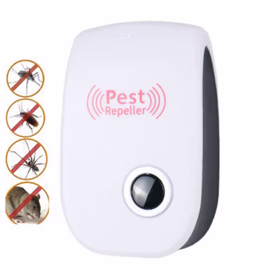 Alat Pengusir Nyamuk Elektronik Anti Mosquito Ultrasonic Pest Repeller - CHN-1 - White — gambar 2