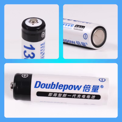 Doublepow Baterai Isi Ulang AA Ni-MH Button Top 1300mAh 1.2V 4 PCS - DP-AA780 - White — gambar 2