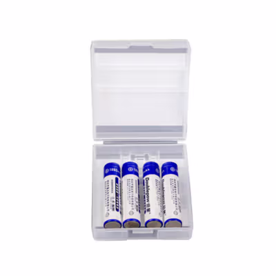 Doublepow Baterai Isi Ulang AAA Ni-MH Button Top 1250mAh 1.2V 4 PCS - No Color — gambar 2
