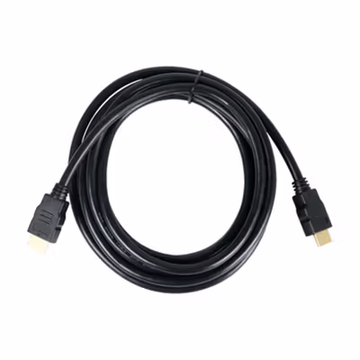 High Speed HDMI to HDMI Cable OD 6mm Gold Plated 4K 3M - Black — gambar 2