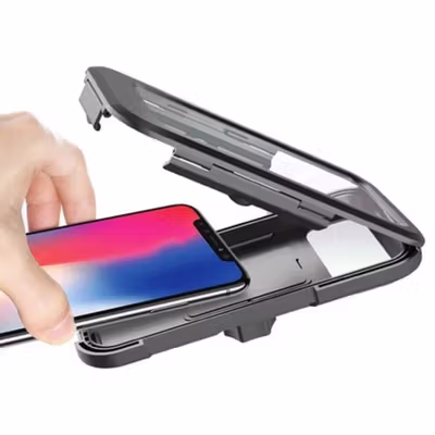 AZM Holder Smartphone Sepeda Adjustable Bicycle Phone Case - CY-N5 - Black — gambar 2
