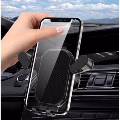 COOFUN Phone Holder Air Vent One Hand Operation Adjustable - ZM20 - Black — gambar 2