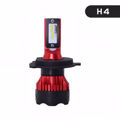 GT Lampu Depan Mobil LED Car Headlight ZES 12000 Lumens 55W H4 2 PCS Cool White 6000K - K5 - Red — gambar 2