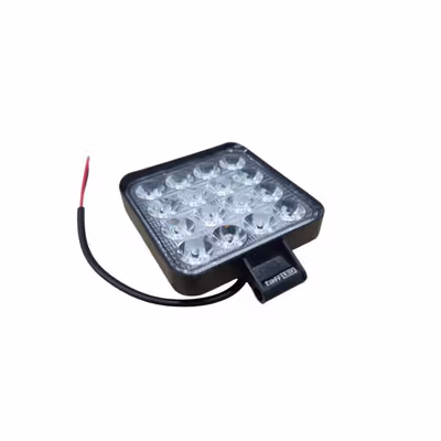 TaffLED Lampu Sorot Tembak Mobil LED Floodlight Cool White IP68 48W - D841 - Black — gambar 2