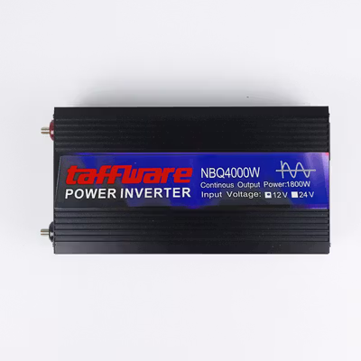 Taffware Power Inverter Mobil Pure Sine Wave DC 12V to AC 220V 4000W - NBQ4000W - Black — gambar 2