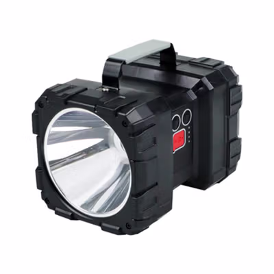 TaffLED Senter LED Flashlight Recharge XHP70 dan 55 SMD 100000 Lumens - W845 - Black — gambar 2