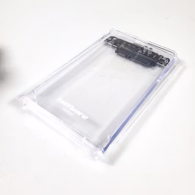 Taffware Hard Drive SSD Enclosure 2.5 Inch USB 3.0 to USB Micro B 3.0 - WX537 - Transparent — gambar 2