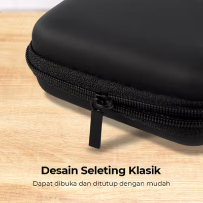 Taffware Tas Hardisk Case EVA Shockproof HDD 2.5 Inch - HD402 - Black — gambar 2