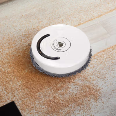 CLEAM Robot Pel Sapu Lantai Microfiber Intelligence Dust Mop - TDJ-08 - White — gambar 2