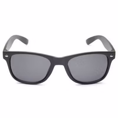 AOFLY Kacamata Retro Style Pria Wanita UV Protection Sunglassses - 1125 - Black — gambar 2