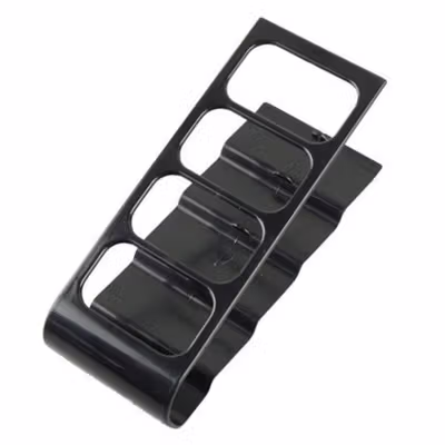 eTya Remote Control Stand Holder Rak Remot Model Susun 4 Slot - 34057 - Black — gambar 2