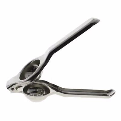 Jinmeiqi Alat Peras Jeruk Lemon Squeezer Pressed Clip Stainless Steel - JQ005 - Silver — gambar 2