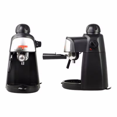 Vanmalone Mesin Kopi Espresso Coffee Maker Frothing 800W 240ml - CM6810 - Black — gambar 2