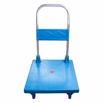 DLPO Troli Barang Lipat Trolley Folding Cart Portable 47x69cm 150kg - DP303 - Blue — gambar 2