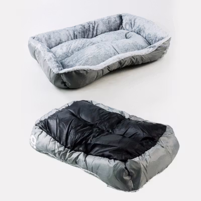 Kasur Tempat Tidur Anjing Kucing Soft Warm Dog Cat Bed Size M - Gray — gambar 2