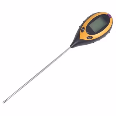 Taffware Pengukur Temperatur dan Kelembapan Tanah Soil PH - TPH01803 - Black — gambar 2