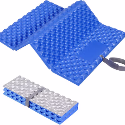 Benhong Matras Lipat Alas Duduk Camping Hiking Foldable Cushion Seat - BH380 - Blue — gambar 2