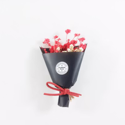 FLOWERPLUS Buket Bunga Kering Natural Mini Dried Flowers Gift Model 1 - DFJ02 - Black — gambar 2