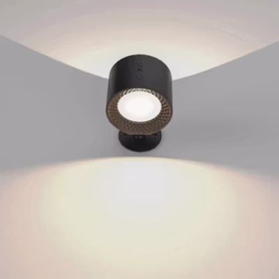 ISFRIDAY Lampu Dinding Hias Indoor Double Side Wall Lamp 3in1 Color 5W - BD01 - Black — gambar 2