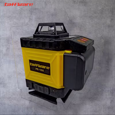 Taffware Laser Level Self Leveling 4D 16 Lines Waterproof with Remote - PR-16A - Yellow — gambar 2