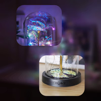 TaffHOME Lampu Hias LED Mawar Beauty And The Beast RGB 1 PCS - SR142 - Golden — gambar 2