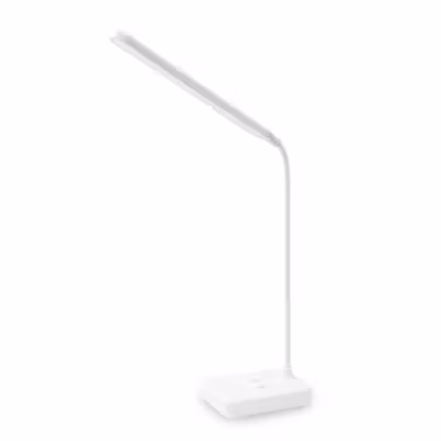 TaffLED Lampu Meja Belajar 3in1 Color Desk Lamp 30 LED Rechargeable - T1901 - White — gambar 2