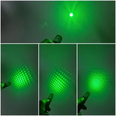 TaffLED Laser Pointer Green Beam 1mW 532nm with Baterai dan Charger - YL-301 - Green — gambar 2