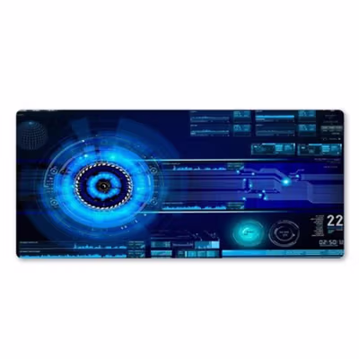 Cooltoday Mouse Pad Gaming Desk Mat Non Slip 800x300x2mm - LN001 - Black — gambar 2