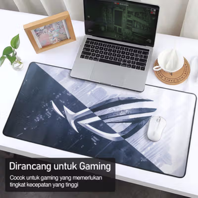 OLEVO Gaming Mouse Pad Anti Slip XL Desk Mat 800x400x2mm - RO72 - No Color — gambar 2