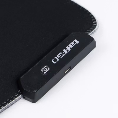 TaffGO Gaming Mouse Pad XL RGB LED 700x300x4mm - GMS-WT5 - Black — gambar 2