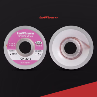 Taffware Pita Pembersih Timah Solder Wick 2.0mm 1.5M - CP-2015 - No Color — gambar 2