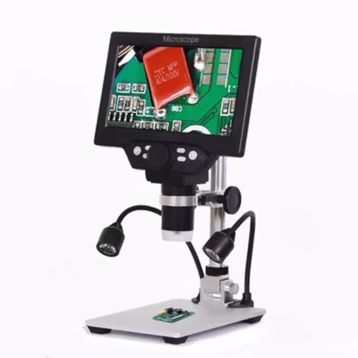 Taffware Mikroskop Digital 12 MP 1200X Monitor 7 Inch Stand and LED - G1200 - Black — gambar 2
