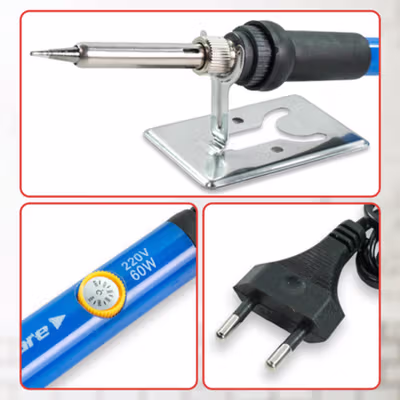 Taffware Solder Adjustable Temperatur 200-450 Derajat Celcius 220V 60W - CS-31 B - Blue — gambar 2