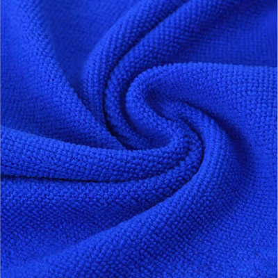 HAIFENG Kain Lap Microfiber Mobil Cleaning Towel Soft High Absorption 30x60cm - HF30 - Blue — gambar 2