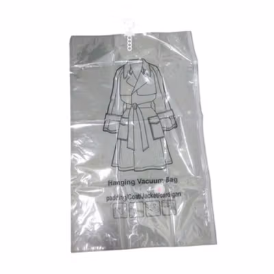 TaffPACK Kantong Vakum Baju Vacuum Compression Bag 1 PCS L - SN024 - Transparent — gambar 2