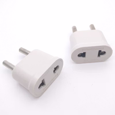 Taffware Adaptor dan Konverter Travel US to EU Plug 10A 250V 1 PCS - WN-20 - White — gambar 2