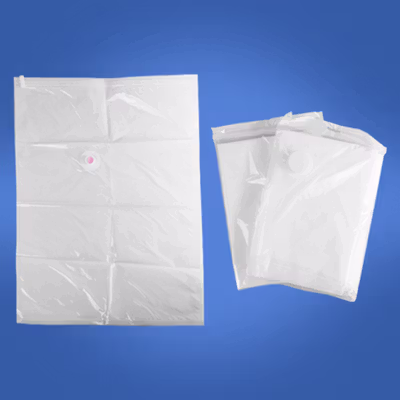 TaffPACK Kantong Plastik Vakum Pakaian Travel Vacuum Bag 50x70cm 5 PCS - WB70 - Transparent — gambar 2