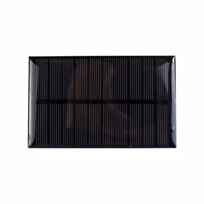 Taffware Solar Panel Mini Polycrystalline DIY Power Bank 5V 1.1W 220mA - Black — gambar 2