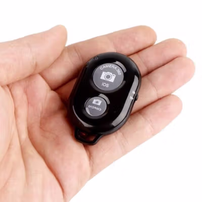MOONBIFFY Remote Selfie Bluetooth Camera Shutter iOS Android - XFY-001 - Black — gambar 2