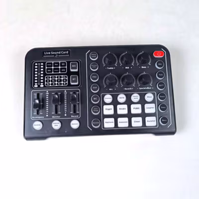 TaffSTUDIO Soundcard External Live Boardcast Audio Mixer Bluetooth 5.0 - M6 - Black — gambar 2