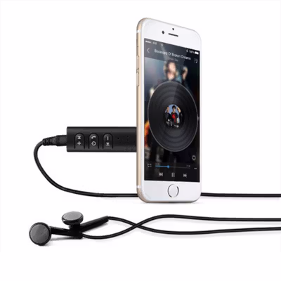 EASYIDEA Wireless Bluetooth Audio Receiver Adapter 3.5mm - BT-450 - Black — gambar 2