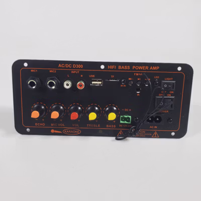 Kejian Amplifier Board Audio Bluetooth 5.0 USB FM Radio TF DIY 100W - D300 - Black — gambar 2