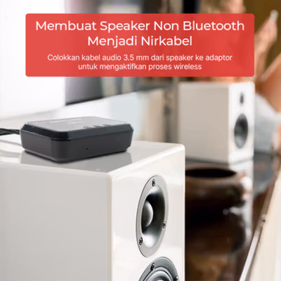TaffSTUDIO Music NFC Bluetooth 5.3 Receiver - B10 - Black — gambar 2