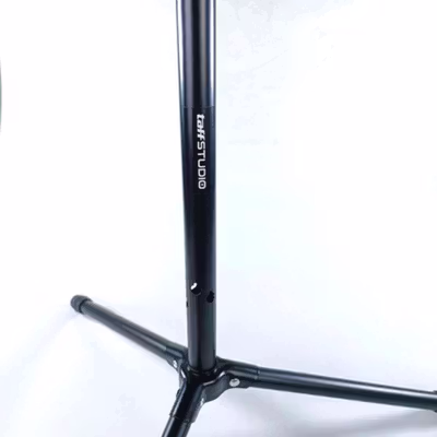 TaffSTUDIO Stand Gitar Folding 3 Dock Adjustable Besi - HG-20 - Black — gambar 2