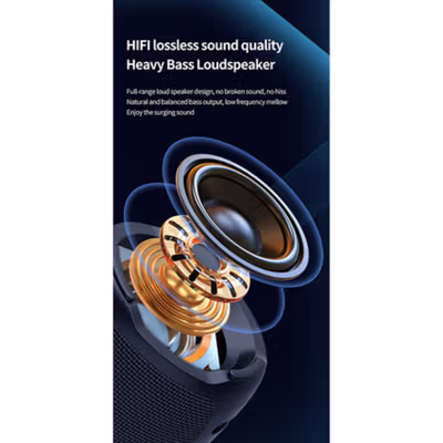 ZEALOT Portable Bluetooth Active Speaker RGB 10W - S61 - Black — gambar 2